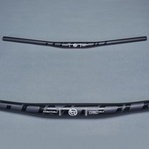 카본핸들바 Tomlou-블랙 글로스 로고 매트 카본 파이버 자전거 MTB 핸들바 9 도 산악용 플랫 바 스템 31.8mm 블랙, [07] Matte - 700mm
