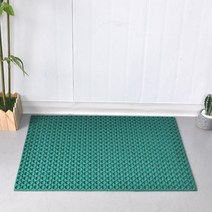구내식당 입장시 생고무 현관매트 그린 60x90 신발매트 아파트현관매트 매장현관매트