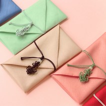 나비매듭 예단보 예단비 봉채비 예단봉투, 담청색