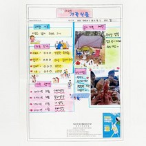 4인용 가족신문만들기 초등 우리집 소개하기 활동지 손힘기르기 집콕생활 과학실습 인테리어 초2