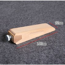 DIY 가죽 공예 가장자리 처리 광택 모래 종이 클립 나무 손 + 9 개, 한개옵션0