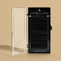 속눈썹연장 실크모 D컬 0.10 굵기 16줄 1개, 14mm