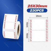 라벨프린터 NiimbotB21 B3S 스티커 감열 라벨 용지 롤 프린터 가격표 2 개 구매시 10% 할인】, 07 1Roll 25 30mm