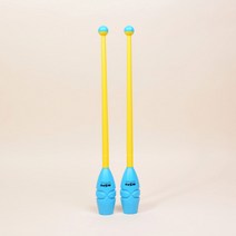 니스포 리듬체조 곤봉 시니어 45cm 멀티컬러 블루/옐로우