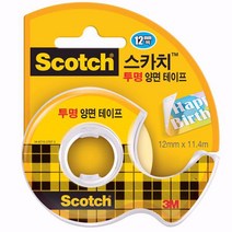 양면테이프 테이프종류 테이프 스카치 투명 137D 12mmX11.4M 3M, 해당 상품 선택하기