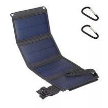 태양열 충전기 패널 접이식 USB 태양 전지 야외 40W 25W 유연한 태양광 플레이트 캠핑 휴대용 랜턴 휴대 전화 전원, [03] 25W-4Fold