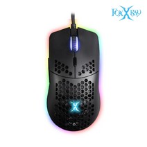 폭스레이 Rapidbee SM-52 RGB 게이밍 타공마우스