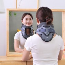 피앤지 에어펌프 넥 벨크로 PG-NS01, 그레이, 1개
