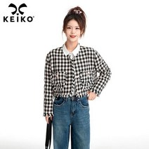 트위드 투피스 셋업 여성 정장 우아한 얇은 세트 봄 여름 고상한 프랑스풍 하운드 체크 아우터 치마