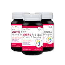 고함량 비타민B 컴플렉스 복합체 비타민B군 비타민비군 비타민B12 엽산 영양제 콤플렉스 비타민B1 B2 B6 BCOMPLEX 활성산소제거 VITAMINB 미국 X 90캡슐 3병