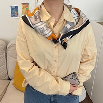 모스카토 스카프 여성 미니 쁘띠 사각 머플러 스카프