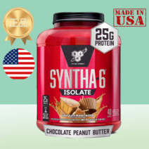 비에스엔 신타6 아이솔레이트 프로틴 파우더 초콜릿 피넛버터 단백질 밀크쉐이크 1.82kg, 초콜릿 피넛버터, 1.82kg (1통)