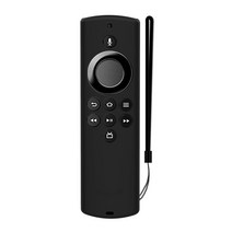 원격 제어 실리콘 커버 셸 TV 슬리브 무선 스위치 보호 케이스 알렉사 화재 TV 스틱 라이트 컨트롤러 하우, 01 Black
