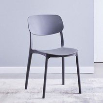 카페 인테리어 철제 플라스틱 투명 포인트 벨벳 라탄 의자, 그레이
