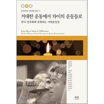 [한울]거대한 운동에서 차이의 운동들로:한국 민주화와 분화하는 사회운동들, 한울