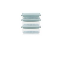 제오닉 나누담 직사각 물받이 밀폐용기 1700ml + 3000ml x 2p 세트, 5세트, 1700ml (1P) 3000ml (2p)