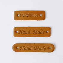 통가죽 라벨 (낱개), 심플통가죽라벨(44x10mm)[20041]