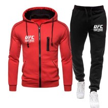 UFC 트레이닝복 후드 집업티셔츠 남자 츄리닝바지 헬스