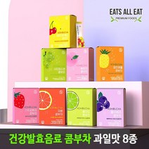 이츠올릿 건강 발효 음료 콤부차 8가지맛 15개입 다이어트 좋은 꼼부차 콤부티 KOMBUCHA, 복숭아