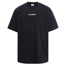 [베트멍] 22SS UE52TR120B BLACKWHITE 로고 라벨 블랙 반팔티