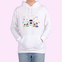 ATOGATO 미래생활 인공지능 로보트 6 맞춤 후드티
