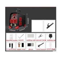알루미늄전기용접기 아크용접기 휴대용 새로운 220v 조정 가능한 20a-250a 4200w 휴대용 igbt 인버터 아크 용접기 용접기 디지털 디스플레이 미니 휴대용 용접 도구, 패키지 b