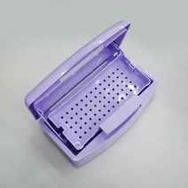 네일샵 소독기 미용실 네일 살균기 트레이 깨끗한 살균 상자 아트 살롱 매니큐어 구현 도구 장비 클리너, [03] Purple