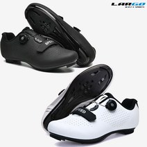 라르고 SPEED 클릿 신발 자전거 MTB 로드 와이드 클릿슈즈, 41(260mm), 블랙