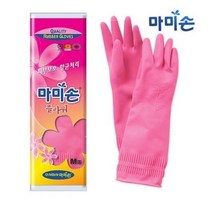 마미손 플라워 고무장갑 중(M), 5개입