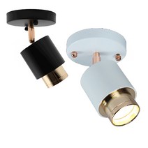 3인치 투톤원통 직부등 COB 타입 포인트 스팟 조명 램프포함, 블랙