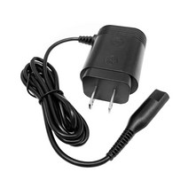 브라운 면도기 충전기 호환 전원코드 플러그 어댑터 3 5 6 7 8 9 12V brauns shaver charger compatiable, 검은색