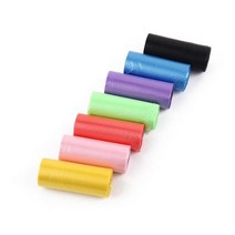 애완 동물 용품 10-100Rolls 개 똥 가방 폐기물 쓰레기 청소 강아지 롤 교체 야외 강아지 산책 및 여행, 100 롤, 혼합
