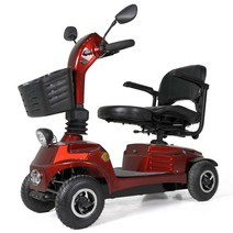 노인전동차 전동휠체어 스쿠터 4륜 휠체어 전동 어르신 전용, 20A리튬배터리/20km+패밀리시트, 24V