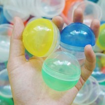 뽑기 통 추첨볼 캡슐 타임 빈 원형 둥근 랜덤 부활절 생일 홈파티 소품 선물 초등, 4-뽑기통65mm-랜덤15p