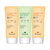 리코셀 순한 선크림 70ml 3개 SPF50+ PA++++ 워터프루프 마일드 저자극 패밀리 선블록, 마일드 선크림 2개+레포츠 선크림 1개
