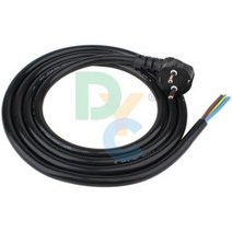 동양 코드 측면접지 2.5mm2 X 3C 흑 검정색 회색 2M 3M 250V 16A 국산, 검정/3M
