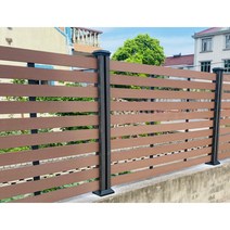 테라스 가림막 펜스 전원주택담장 우드 플라스틱 가리개, 반 밀폐형