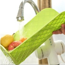 티크 편백 나무 원목 월넛 도마 다기능 접이식 배수구 및 플라스틱 주방 용품 색상은 다양합니다( ), 초록