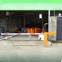 주차차단기 주차장 아파트 입구 진입 금지 무인 관리, 노란색-수동 배리어 호스트