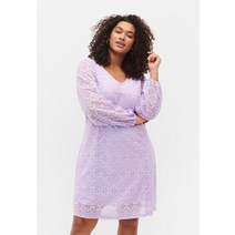 지찌 위드 브이넥 AND 롱 소매S 데일리 pastel lilac 휴양지 봄 여름 가을 원피스 [독일]
