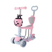 엠제이 CQB012 킥보드 유아 어린이 씽씽카 스쿠터, 핑크