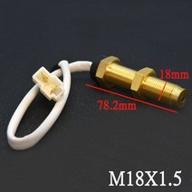 타코메타 타코미터 해양 속도 센서 M16 M18 RPM 게이지 자동차 트럭 보트 요트, 02 M18 Sensor