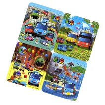 유아용 타요퍼즐 아동용 4종세트 퍼즐가방포함