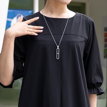 엄마옷 모슬린 라운드 큐빅 목걸이 AC206283마담 미시옷 50대 중년여성의류 60대 엄마옷 빅사이즈 할머니옷 여성옷 여름