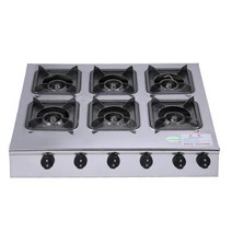 업소 영업용 가스렌지 식당 중식화구 간덱기 간택기, 스틸 페이스 벌집 3구(액화 가스)