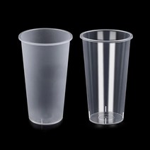 무지 투명 리유저블컵 500ml 소량 업소용 핫컵 아이스컵 텀블러 내열 내냉 다회용컵, HP90(BODY)-무광 500ml [25개/줄]