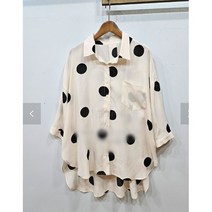 레이욘 땡땡이 브라우스 루즈핏 빅박스