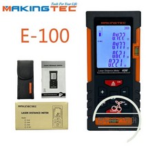 디지털 줄자 거리 측정기 휴대용 레이저 테이프 측정 전자 룰렛 각도, 14. MK-E100