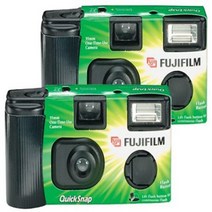 Fujifilm Quicksnap Flash 400 Single-Use Camera With Flash (2 Pack), 1
