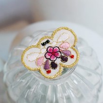 컬러 나비 수장식 (10개 묶음), 화이트